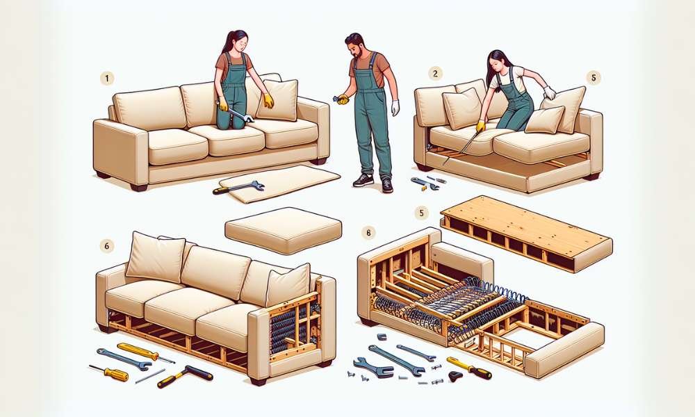 How to Take Apart a Sectional Sofa