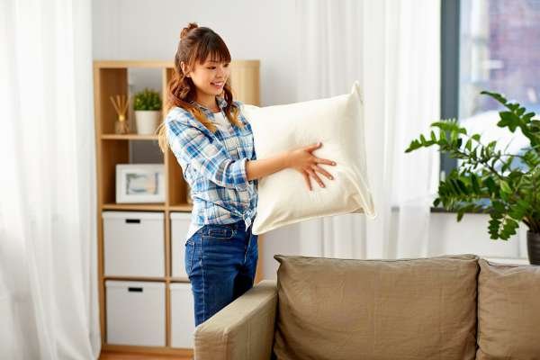 Removing Cushions and Pillows