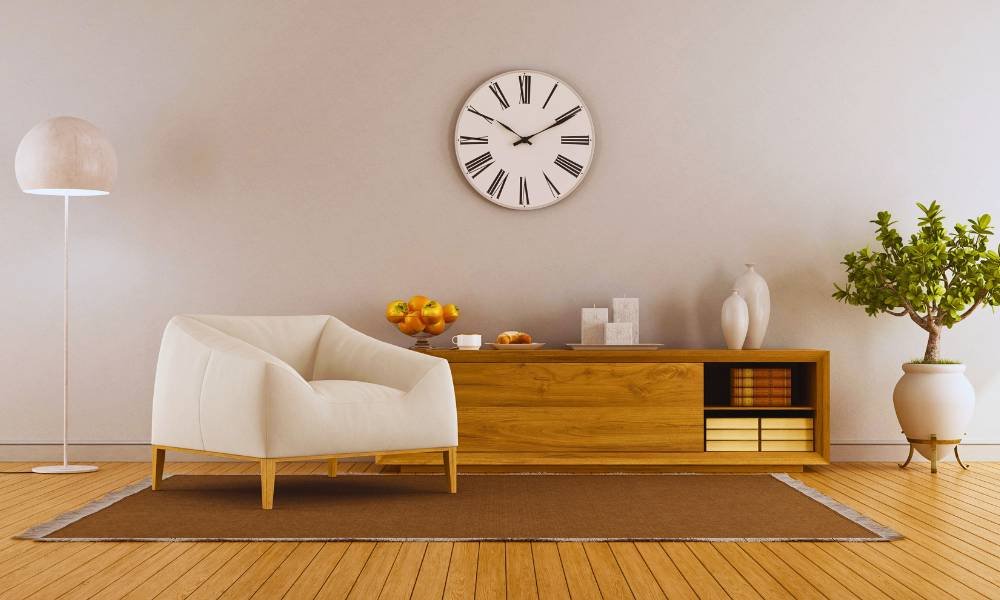 Where to Hang Wall Clock in Living Room