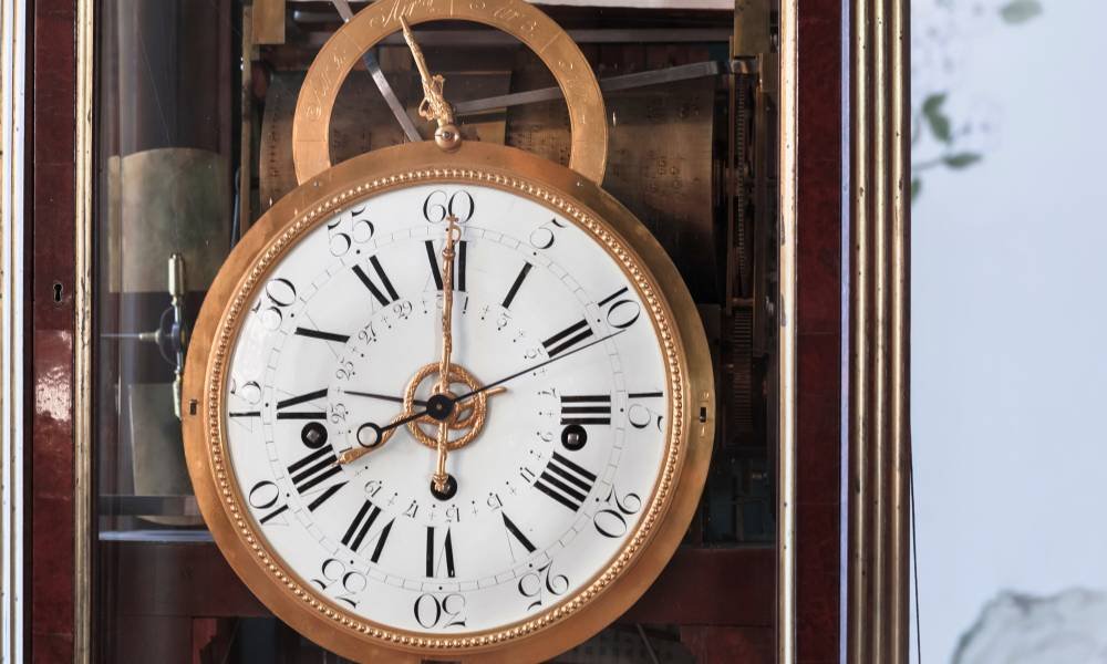 How to Set a Grandfather Clock with Key